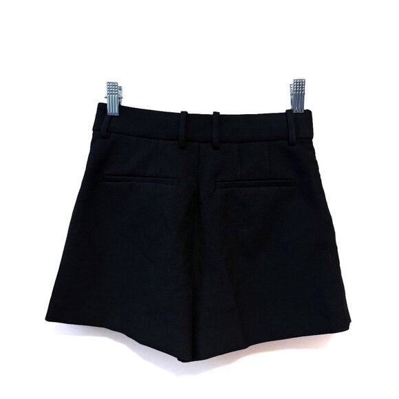 Babaton (Aritzia) Black Pleated Mini Shorts - Picture 2 of 6